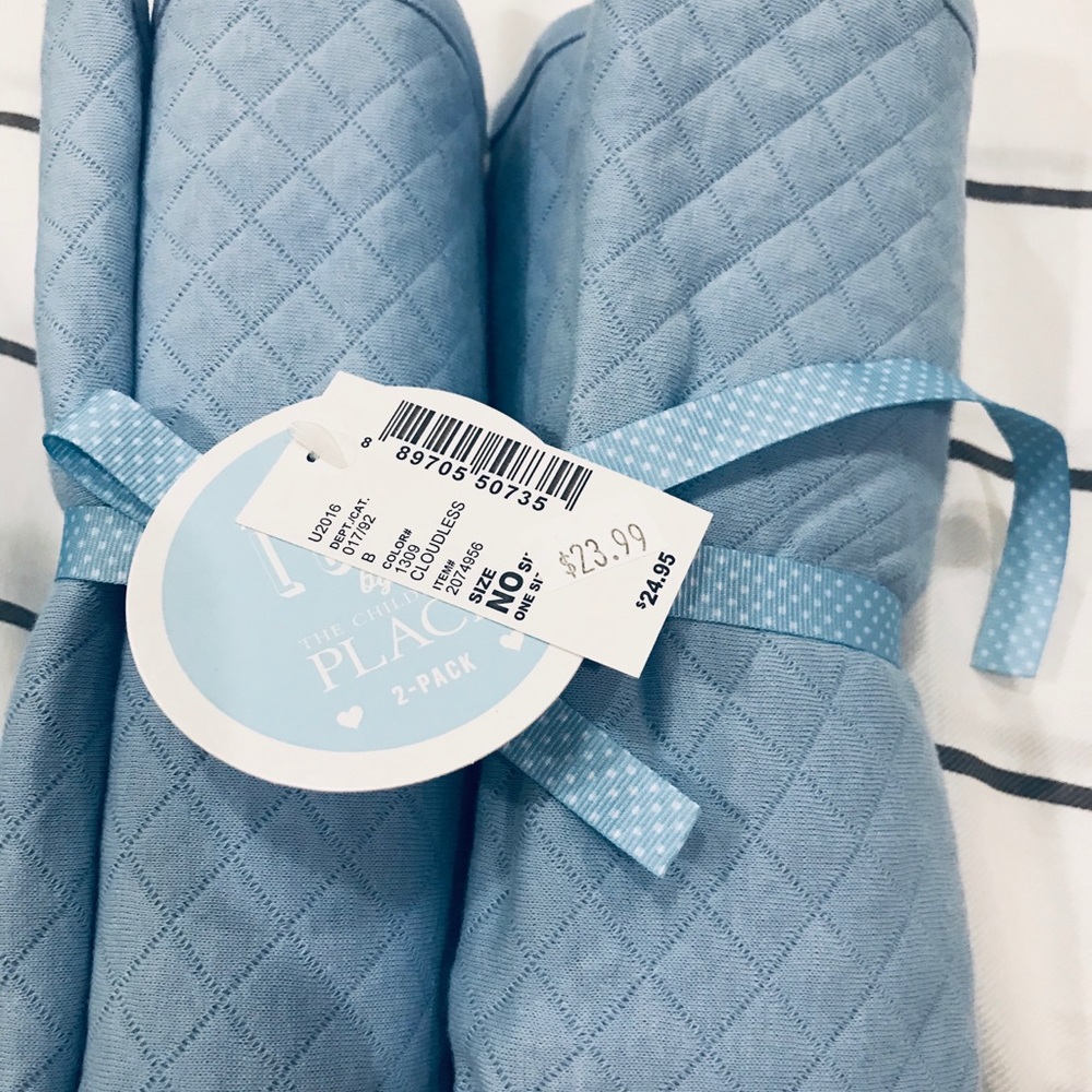 Baby light blankets 2 pack